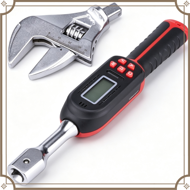 Torque Wrench - 電子デジタル高精度トルクレンチ、オープンプリセット交換式ヘッドトルクスパナ
