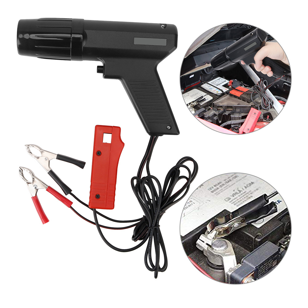 Timing Light Gun - 車の点火タイマーツール,ガソリン,自動スターター,スタートテスター,オートバイのテスト,ストロボランプの診断,誘導,Tl-122, 12v