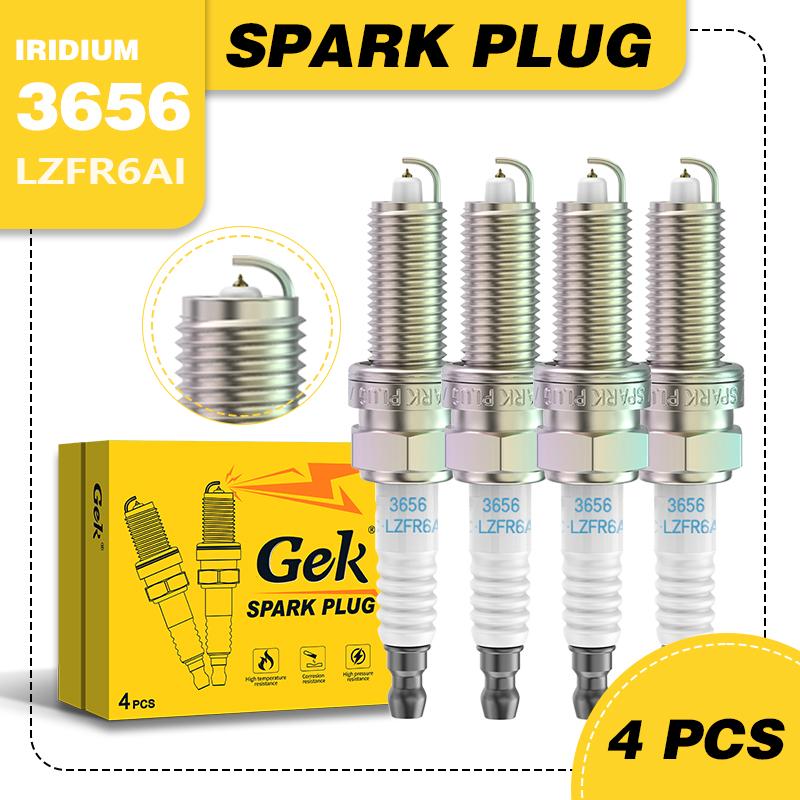 Ngk Spark Plug Laser Iridium - 三菱・エクリプス、グランディス、ランサー、エクリプス、ギャラン、アウトランダー、プジョー308、407、シトロエン用、イリジウムスパークプラグ4個入り（型番：3656）。