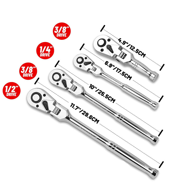 新設計 4個入り 72歯 ベルト式クイックリリース フレキシ - Socket Set のレビューと価格