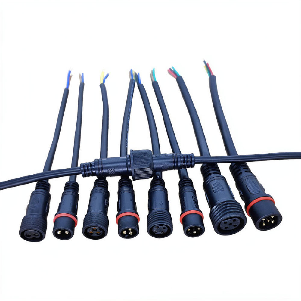 屋外用LED照明、防水航空コネクタソケット、電源ケーブル、プ - Socket Set のレビューと価格