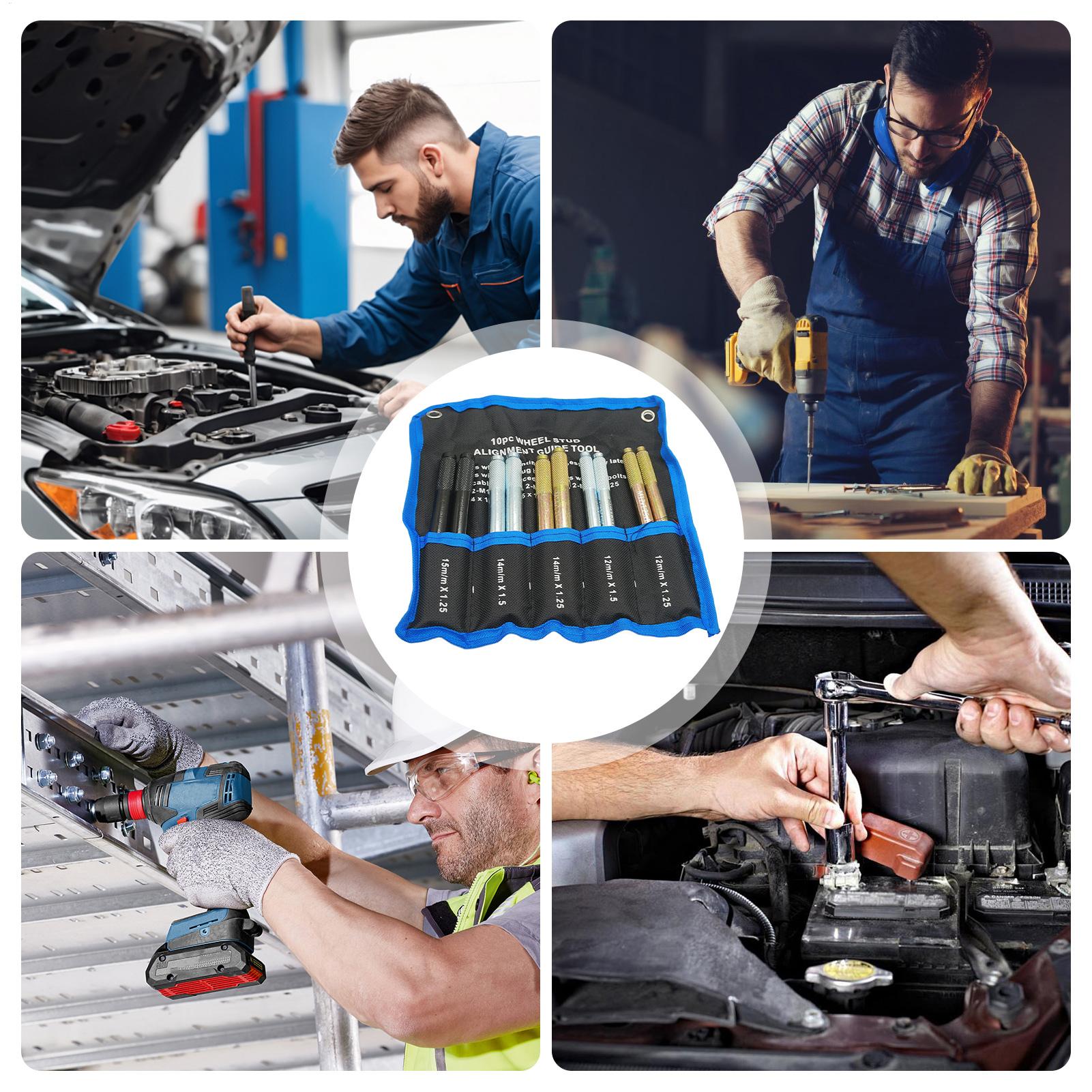 タイヤアライメントピン 10個入り。汎用、防錆、滑り止め加工 - Automotive Tools のレビューと価格