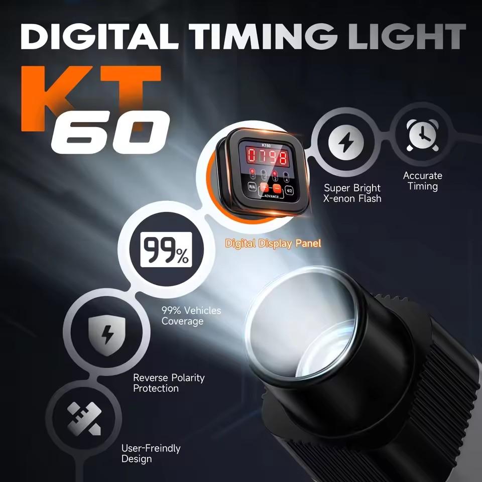 KZYEE KT60 自動デジタル 2 & 4 ストロークガ - Timing Light Gun のレビューと価格