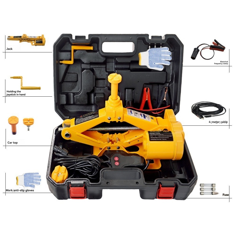 2T/3T 縦型電動ジャッキ ポータブル 車載用 ワイヤレス - Car Jack のレビューと価格