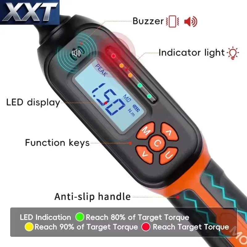 XXT デジタル式トルクレンチ 1.5-340N.m 2%精 - Torque Wrench のレビューと価格